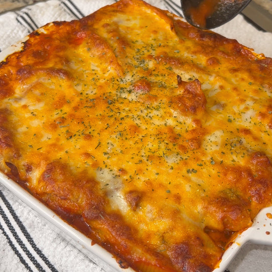 Cheesy Stuffed Pasta Shells